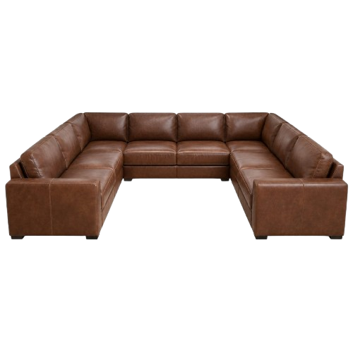 Canapé cuir en U ou en angle