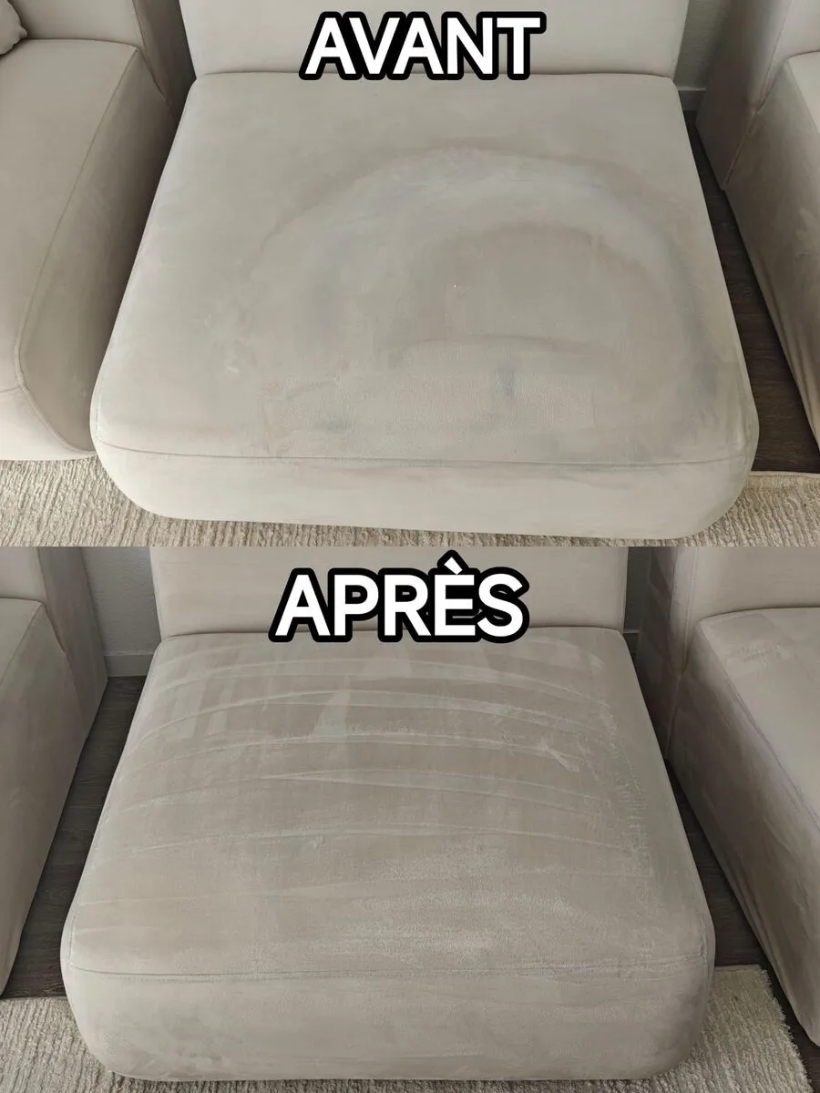 Nettoyage fauteuil à Saint-Jean — avant/après Clean&Fresh