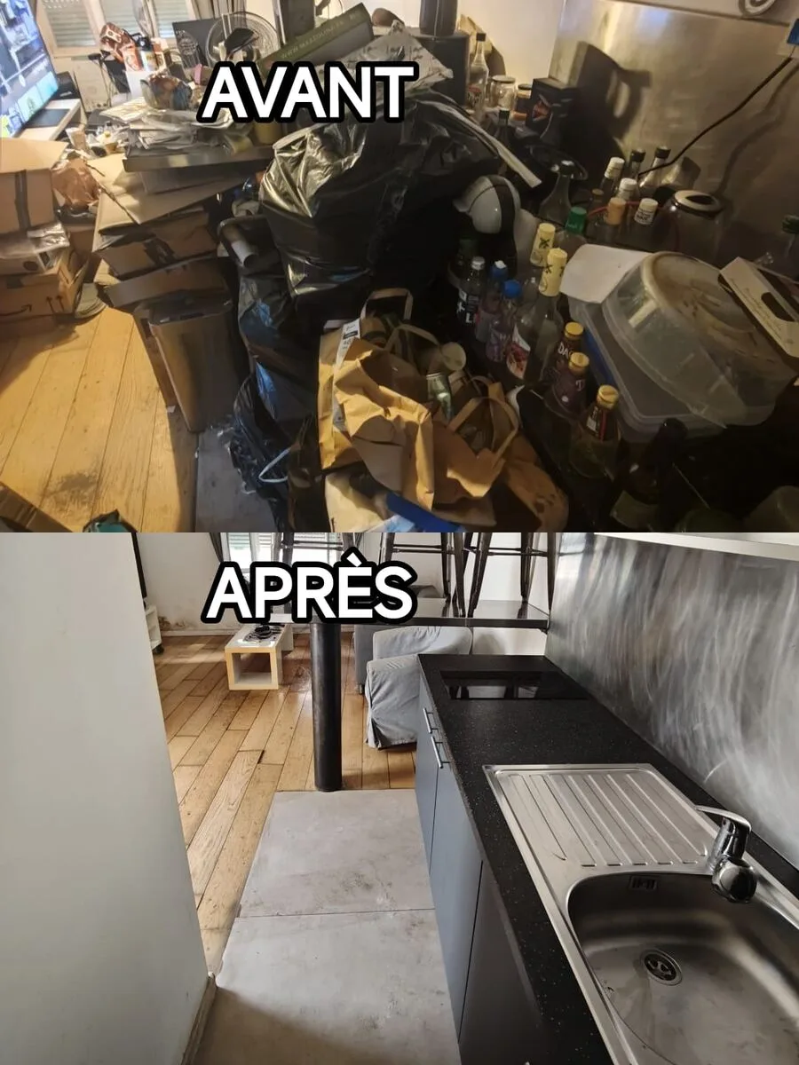 Nettoyage Diogène à Villeneuve-Tolosane — avant/après Clean&Fresh