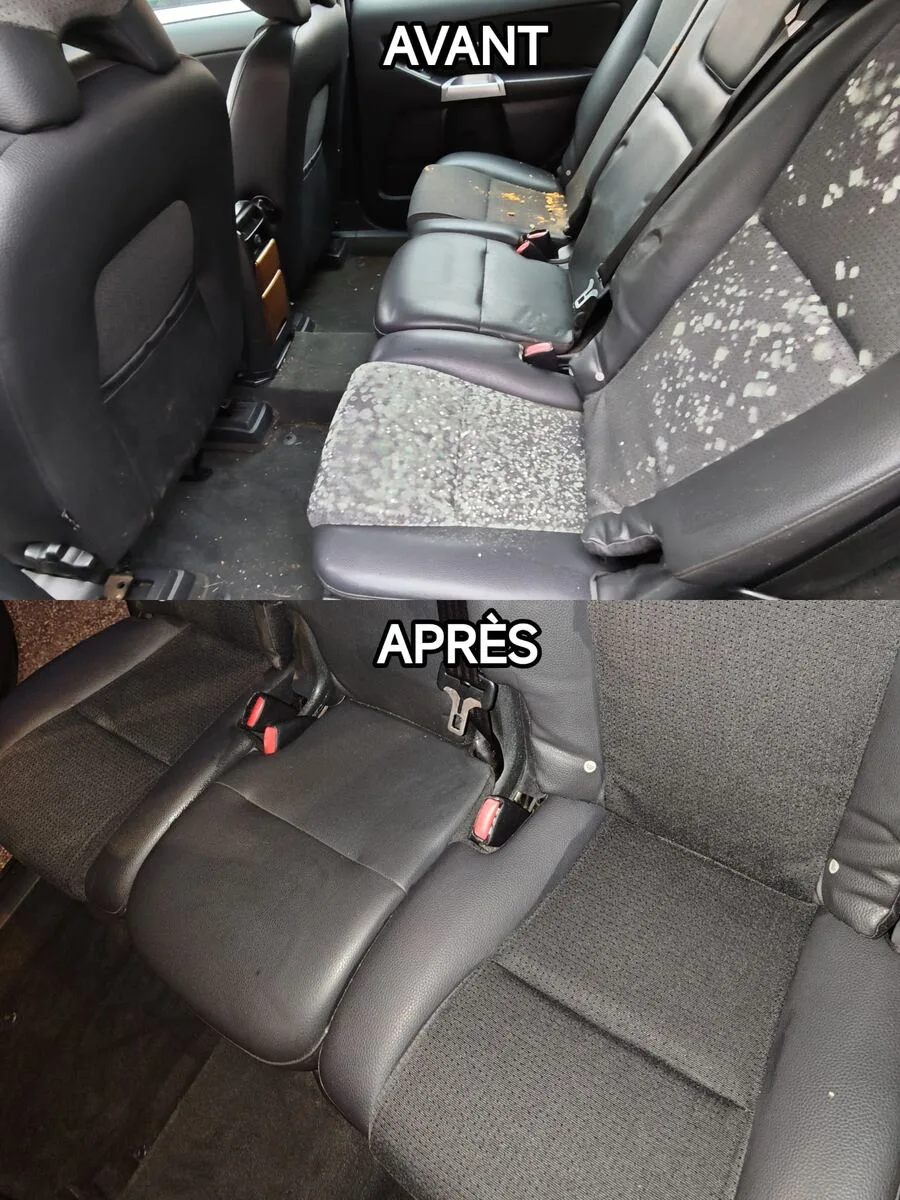 Nettoyage auto à Roques — avant/après Clean&Fresh